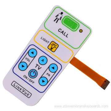 Membrane Switch Embossed Key Type With Tactile